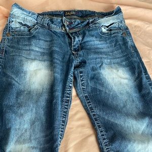 Capri jeans shorts